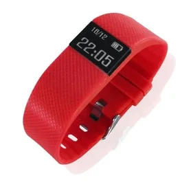 Billow Pulsera de Actividad Fitness BT 4.0 con Pulsómetro, Pantalla 1.2 cm, Compatible Android e iOS, Color Rojo